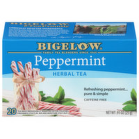 Bigelow Herbal Tea, Peppermint, Tea Bags - 20 Each 