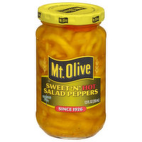 Mt Olive Salad Peppers, Sweet N Hot - 12 Ounce 