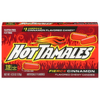 Hot Tamales Flavored Chewy Candies, Fierce Cinnamon - 4.25 Ounce 