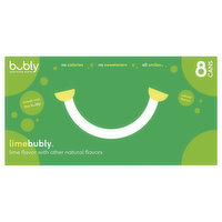 Bubly Flavored Water , Lime - 8 Each 