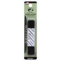 Griffin Shoe Laces, Sport, Black, 45 Inches - 1 Each 