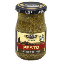 Alessi Pesto, with Pine Nuts, Premium - 7 Ounce 