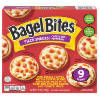 Bagel Bites Cheese & Pepperoni Mini Bagels, Frozen Appetizer - 7 Ounce 