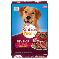 Kibbles 'n Bits Dog Food, Beef, Spring Vegetable & Apple Flavor, Oven Roasted - 16 Pound 