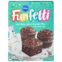 Pillsbury Chocolate Cake & Cupcake Mix - 15.25 Ounce 