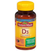 Nature Made Vitamin D3, Extra Strength, 125 mcg, Tablets, Mixed Berry - 70 Each 