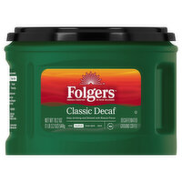 Folgers Coffee, Ground, Medium, Classic Decaf, Decaffeinated