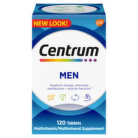 Centrum Multivitamin/Multimineral Supplement, Men, Tablets - 120 Each