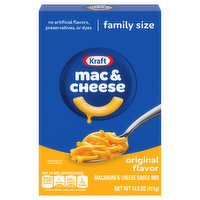 Kraft Macaroni & Cheese Sauce Mix, Original Flavor, Family Size - 14.5 Ounce 