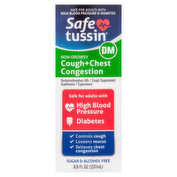 Safetussin Cough+Chest Congestion, DM, Non-Drowsy - 8 Fluid ounce 