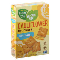 From The Ground Up Cauliflower Crackers, Sea Salt - 4 Ounce 