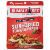 Bumble Bee Tuna, Wild Caught, Sun-Dried Tomato & Basil - 2.5 Ounce
