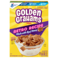 Golden Grahams Cereal, Retro Recipe - 11.7 Ounce 