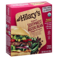 Hilarys Veggie Burgers, Organic, Southwest Adzuki Bean