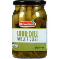 Brookshire's Sour Dill Whole Pickles - 16 Ounce 