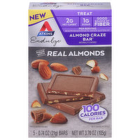 Atkins Bar, Almond Craze - 5 Each