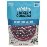 A Dozen Cousins Black Beans, Cuban, Mild - 10 Ounce 