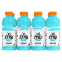 Gatorade Thirst Quencher, Zero Sugar, Glacier Freeze - 8 Each 