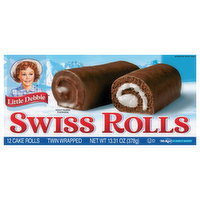 Little Debbie Swiss Rolls, Twin Wrapped - 12 Each 