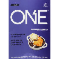 One Protein Bar, Blueberry Cobbler Flavored