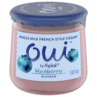 Oui Yogurt, Blueberry, Blended