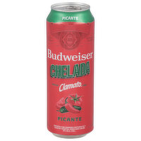 Budweiser Beer, Chelada, Picante - 25 Ounce 