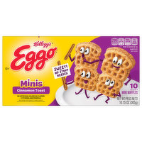 Eggo Waffles, Cinnamon Toast, Minis - 10 Each 