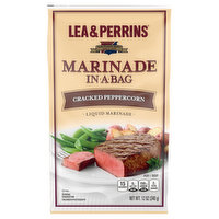 Lea & Perrins Cracked Peppercorn Liquid Marinade in a Bag - 12 Ounce