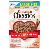 Cheerios Cereal, Cinnamon, Large Size