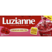 Luzianne Iced Tea, Hibiscus, Family Size - 22 Each 