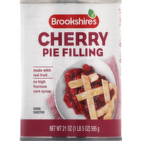 Brookshire's Pie Filling, Cherry - 21 Ounce 