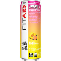 FitAid Energy + Sports Recovery, Peach Mandarin - 12 Fluid ounce 