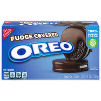 OREO Fudge Covered Chocolate Sandwich Cookies, 7.9 oz