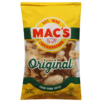Mac's Pork Skins, Fried, Original
