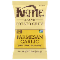 Kettle Potato Chips, Parmesan Garlic - 7.5 Ounce 