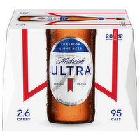 Michelob Ultra Beer, Superior Light - 20 Each