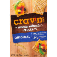 Crav'n Flavor Crackers, Original, Woven Wheats