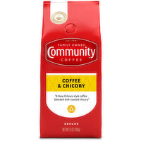 Community Coffee Coffee & Chicory Ground Coffee - 12 Ounce 