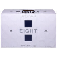 Eight Beer, Elite Light Lager - 24 Each 