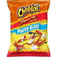 Cheetos Cheese Flavored Snacks, Flamin' Hot Flavored, Crunchy, Party Size