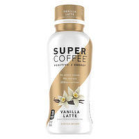 Super Coffee Coffee, Enhanced, Vanilla Latte, Positive Energy - 12 Fluid ounce 