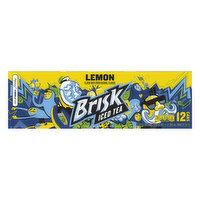 Brisk Iced Tea, Lemon, 12 Cans - 12 Each 