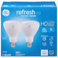 GE Light Bulbs, LED, Daylight, 8 Watts