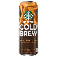 Starbucks Coffee Drink, Premium, Salted Caramel Sweet Cream, Cold Brew - 11 Fluid ounce 