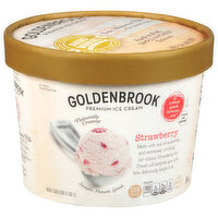 Goldenbrook Ice Cream, Premium, Strawberry