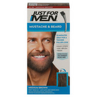 Just For Men Mustache & Beard Color, Medium Brown M-35 - 1 Each 