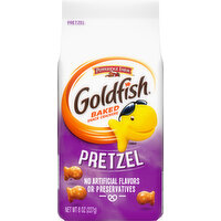 Goldfish Snack Crackers, Pretzel, Baked - 8 Ounce 