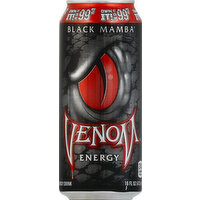 Venom Energy Drink, Black Mamba - 16 Ounce 