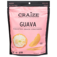 Craize Toasted Corn Crackers, Guava - 4 Ounce 