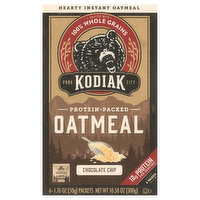 Kodiak Oatmeal, Chocolate Chip, Protein-Packed - 6 Each 
